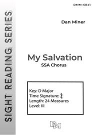 My Salvation SSA choral sheet music cover Thumbnail